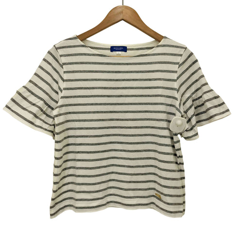 ブルーレーベルクレストブリッジ BLUE LABEL CRESTBRIDGE ボーダー S/S クルーネック Tシャツ メンズ 38