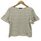 ブルーレーベルクレストブリッジ BLUE LABEL CRESTBRIDGE ボーダー S/S クルーネック Tシャツ メンズ 38