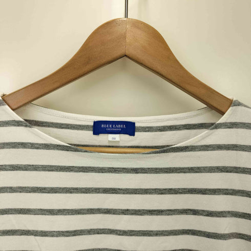 ブルーレーベルクレストブリッジ BLUE LABEL CRESTBRIDGE ボーダー S/S クルーネック Tシャツ メンズ 38