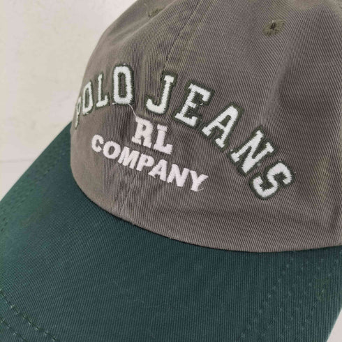 ポロジーンズカンパニーラルフローレン POLO JEANS COMPANY RALPH LAUREN 90S 刺繍入り 6パネル キャップ メンズ