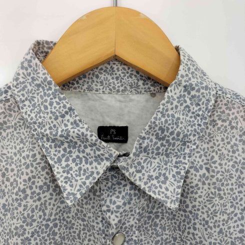 ピーエスポールスミス PS Paul Smith 花柄 スナップボタン 長袖シャツ メンズ import:M