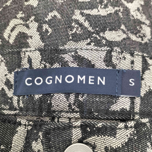 コグノーメン COGNOMEN 23AW SUPPORTERS JACQUARED DENIM PANTS サポーター ジャカード デニム パンツ メンズ JPN:S