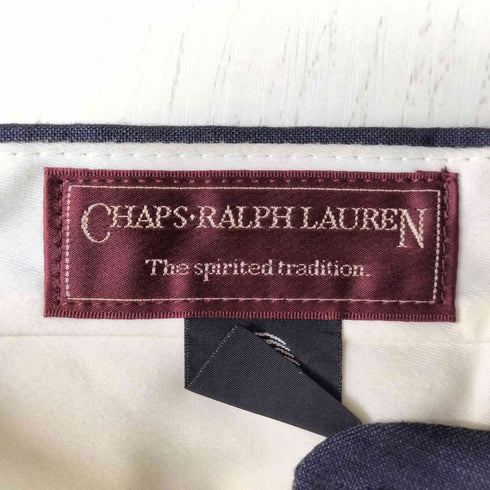 チャップスラルフローレン CHAPS RALPH LAUREN シングルテーラードジャケット 2タック スラックスセットアップ メンズ