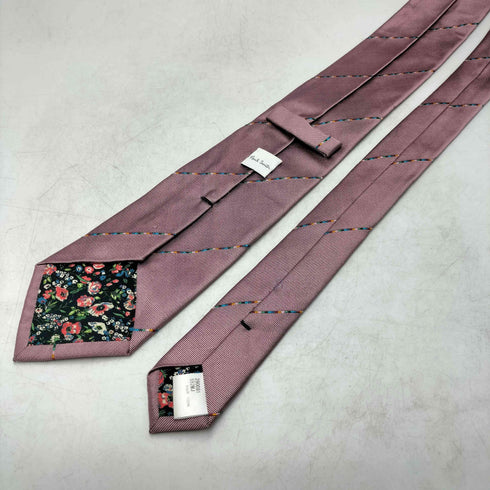 ポールスミス Paul Smith アーティストストライプポイント レジメンタルタイ ネクタイ メンズ FREE