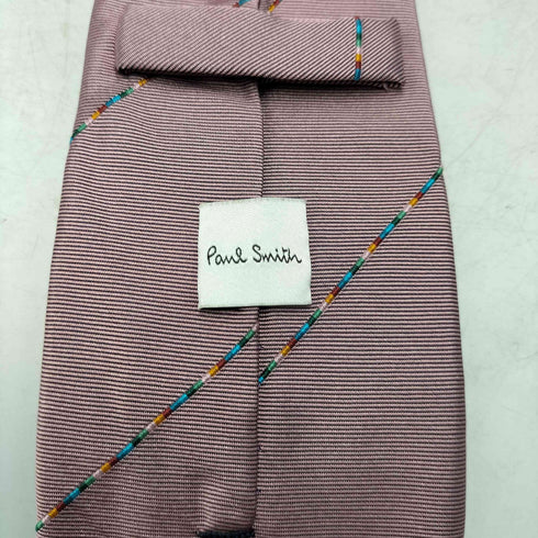 ポールスミス Paul Smith アーティストストライプポイント レジメンタルタイ ネクタイ メンズ FREE