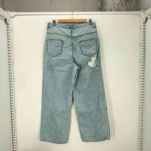 ファセッタズム FACETASM 24AW x CPD BIG HEART DENIM PANTS コラボ ビッグ ハート コインパーキングデリバリー バギー デニム パンツ メンズ 4