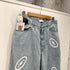 ファセッタズム FACETASM 24AW x CPD BIG HEART DENIM PANTS コラボ ビッグ ハート コインパーキングデリバリー バギー デニム パンツ メンズ 4