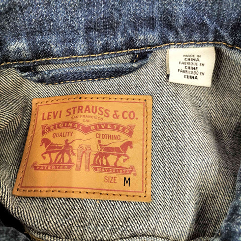 リーバイス Levis BOYFRIEND ボーイフレンド デニム トラッカー ジャケット レディース import:M