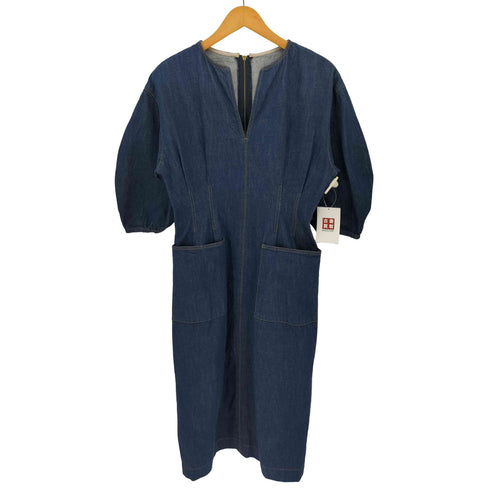 ヴェルメイユ VERMEIL 19SS デニムウエストフィット前ポケットワンピース レディース 36