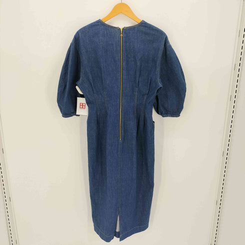 ヴェルメイユ VERMEIL 19SS デニムウエストフィット前ポケットワンピース レディース 36