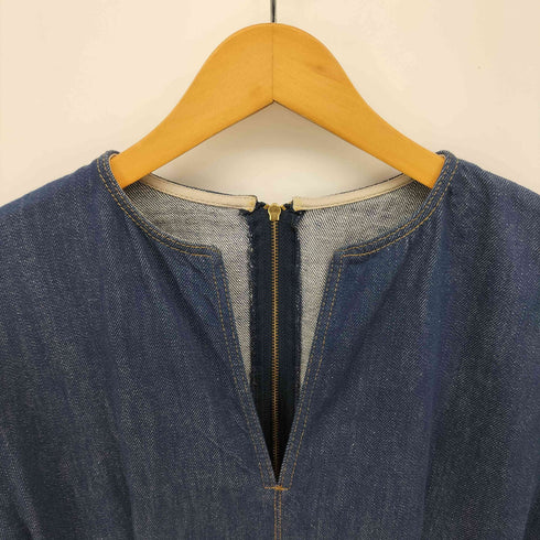 ヴェルメイユ VERMEIL 19SS デニムウエストフィット前ポケットワンピース レディース 36