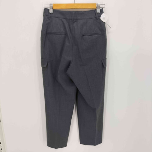 トゥモローランド TOMORROWLAND 23AW ファインウーステッドウール テーパードカーゴパンツ レディース 36