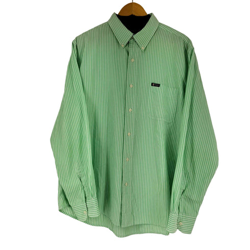 チャップスラルフローレン CHAPS RALPH LAUREN EASY CARE ストライプ L/S BDシャツ メンズ import:XL