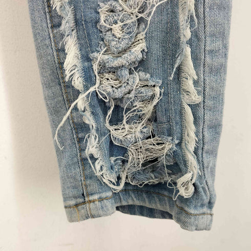 WAIMEA ダメージ加工 スリムフィットデニム メンズ 32