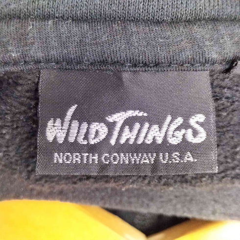 ワイルドシングス WILD THINGS ロゴ刺繍 ハーフジップトレーナー メンズ JPN:L