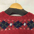 ウールリッチ WOOLRICH 紺タグ 100% ALL PURE WOOL ウールニット 犬 クルーネック レディース import:M