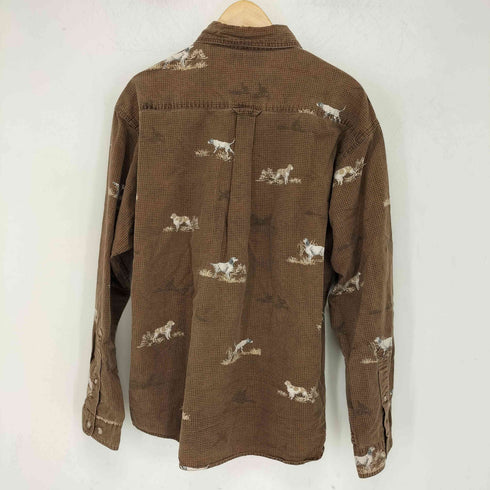 コロンビア Columbia 総柄ボタンダウンシャツ 犬 メンズ import:M
