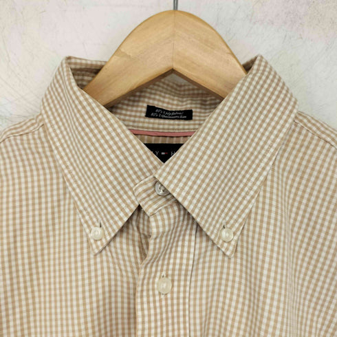 トミーヒルフィガー TOMMY HILFIGER ギンガムチェックボタンダウンシャツ メンズ import:M