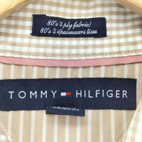 トミーヒルフィガー TOMMY HILFIGER ギンガムチェックボタンダウンシャツ メンズ import:M