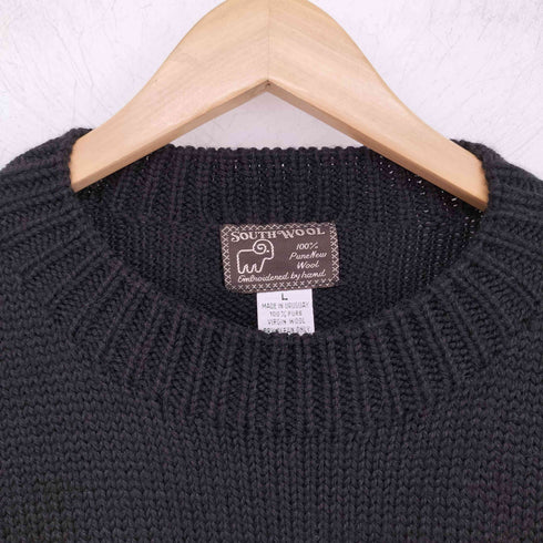 SOUTH WOOL アニマル ニット 100%PURE VIRGIN WOOL メンズ import:L