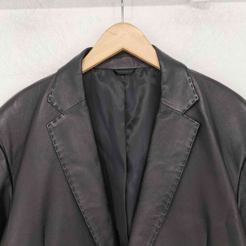 veste la vita LAMB LEATHER レザーテーラードジャケット メンズ LL