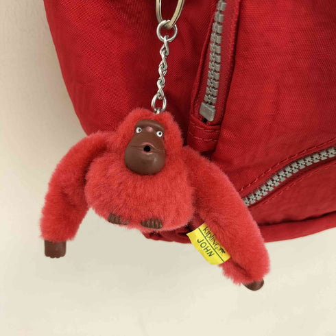 キプリング KIPLING ロゴチャーム ナイロン2WAYハンドバッグ レディース