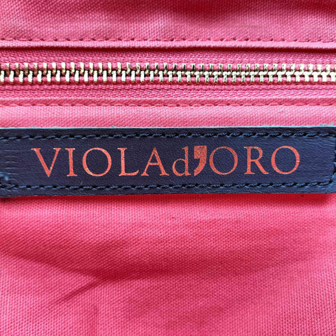 VIOLAd'ORO メッシュレザートートバッグ レディース