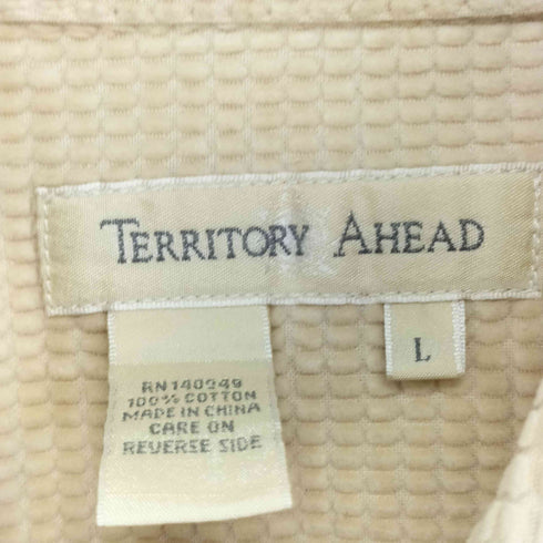 TERRITORY AHEAD ワッフルコーデュロイシャツ メンズ import:L