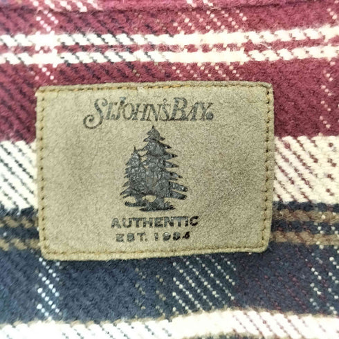セントジョンズベイ STJOHNS BAY チェック柄ネルシャツ メンズ import:L
