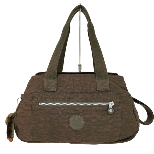 キプリング KIPLING ロゴチャーム ナイロン2WAYハンドバッグ レディース