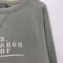 80-90S PEAKABOO 前Vガゼット U.S SURF プリント クルーネック スウェット メンズ import:L