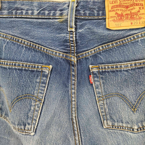 リーバイス Levis 00s エジプト製 501 ボタン裏988刻印 ワンウォッシュモデル ストレートデニム メンズ W29 L32