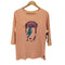 ゴーヘンプ GOHEMP アーティストプリント ボートネック ロングスリーブ Tシャツ レディース import:M