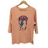 ゴーヘンプ GOHEMP アーティストプリント ボートネック ロングスリーブ Tシャツ レディース import:M