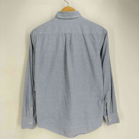 バーバリーブラックレーベル BURBERRY BLACK LABEL ワンポイント刺繍 L/S ストライプ BD シャツ メンズ JPN:1