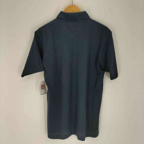アクアスキュータム AQUASCUTUM 鹿の子 ロゴ刺繍 ポロシャツ メンズ import:M