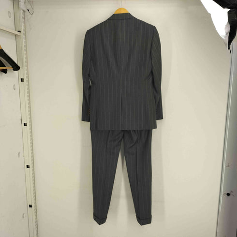 パーソンズフォーメン person's for men VITALE BARBERIS CANONICO ストライプ2Bテーラードジャケットパンツ セットアップ メンズ 88/74/165