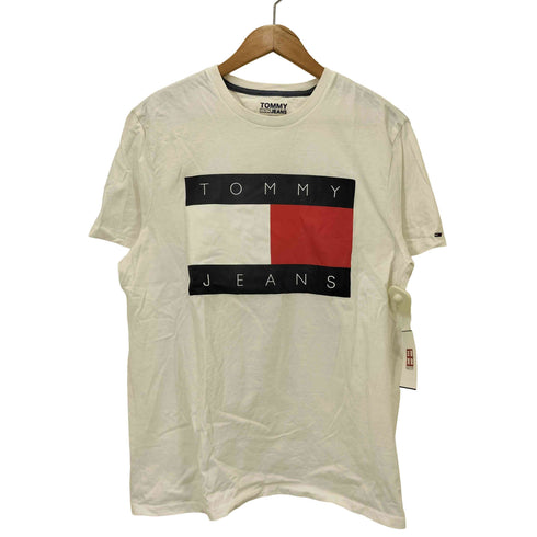 トミージーンズ tommy jeans ロゴクルーネックTシャツ メンズ import:M