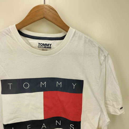 トミージーンズ tommy jeans ロゴクルーネックTシャツ メンズ import:M
