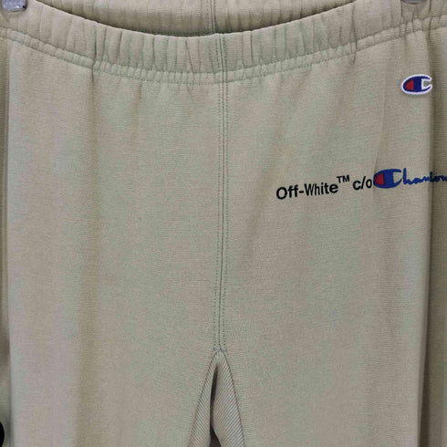 オフホワイト OFF-WHITE 18SS カットオフ バイアスプリントスウェットロングパンツ メンズ M