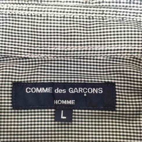 コムデギャルソンオム COMME des GARCONS HOMME 10SS ギンガムチェック L/Sシャツ メンズ JPN:L