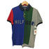 トミーヒルフィガー TOMMY HILFIGER フロントロゴ 配色 ポロシャツ メンズ import:S