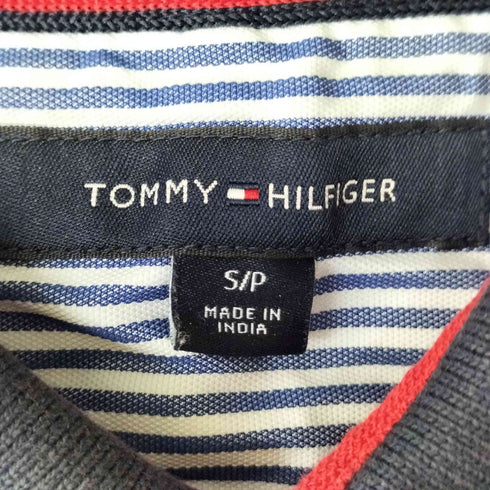 トミーヒルフィガー TOMMY HILFIGER フロントロゴ 配色 ポロシャツ メンズ import:S