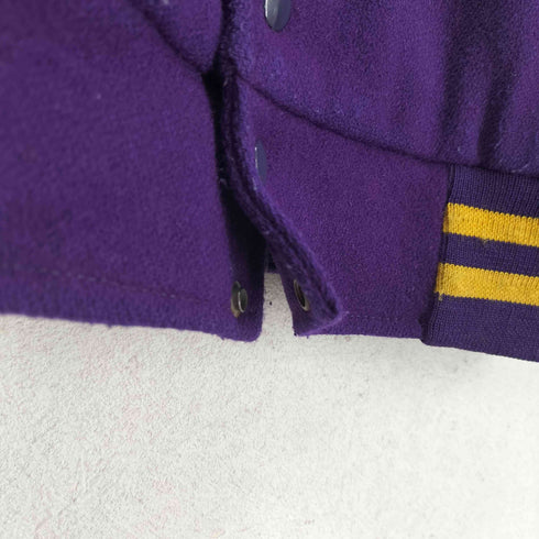 T&M SPORTSWEAR ワッペン刺繍スタジャン メンズ L