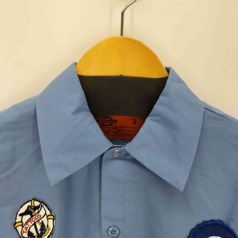 ディッキーズ Dickies 企業ワッペン S/Sワークシャツ メンズ JPN:S