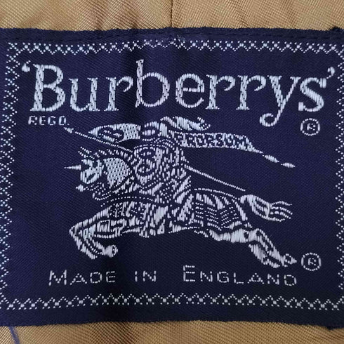 バーバリーズ BURBERRYS 90S 英国製 裏地ノバチェック ライナー付き 比翼 バルマカーンコート メンズ