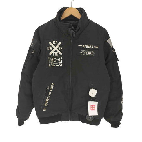 アヴィレックス AVIREX Militar Camp MA-1 MOD HALO モデファイ ハロ フライトブルゾンジャケット レディース import:L