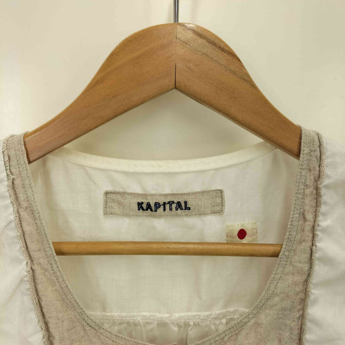キャピタル KAPITAL リネン ノースリーブ ブラウス レディース JPN:XS