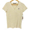 ラルフローレンスポーツ RALPH LAUREN SPORT ポニー刺繍 ボーダー Vネック S/S Tシャツ レディース import:M