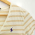 ラルフローレンスポーツ RALPH LAUREN SPORT ポニー刺繍 ボーダー Vネック S/S Tシャツ レディース import:M